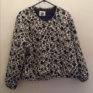 Floral bomber jacket.